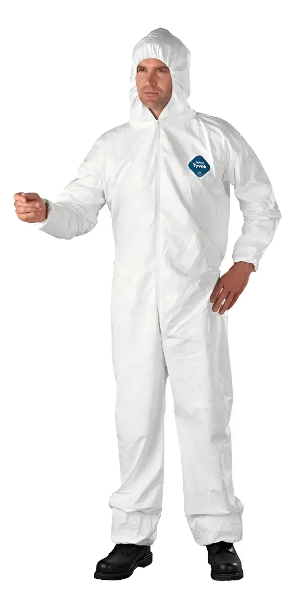Traje Overol Protección Tyvek Gorro - Image 3